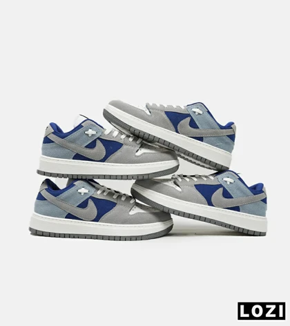 کفش کتانی مردانه آبی طوسی نایک NIKE SB