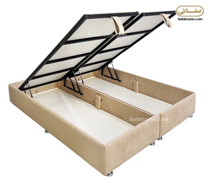 تخت باکس جکدار طرح مخمل