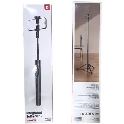 مونوپاد حرفه ای شاتردار و سه‌پایه موبایل رتاکو RZP001-AB226