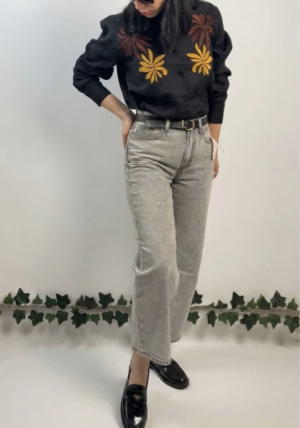 شومیز زارا گلدوزی مشکی