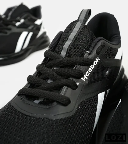 کفش کتانی مردانه و زنانه مشکی سفید Reebok مدل 4537