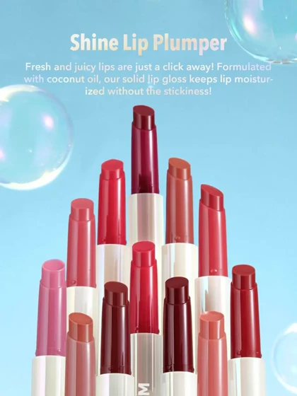 لیپ پلامپر (برق لب حجم‌دهنده) شیگلم مدل Pout-Perfect Shine Lip Plumper