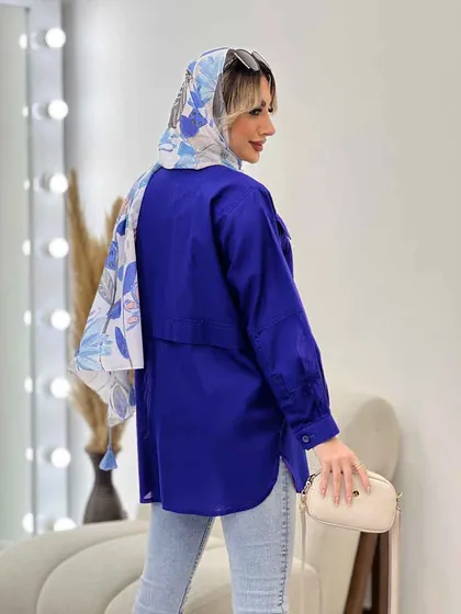 مانتو دو جیب پیله