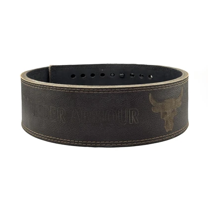 کمربند سوپر پاورلیفتینگ و بدنسازی آندر آرمور مدل ELM-404K1276 اهرمی قهوه ای روشن