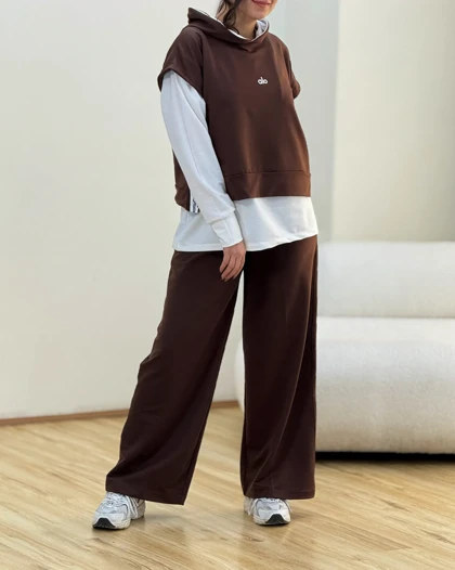 ست سه تیکه ی گلکسی وست وشلوار الو