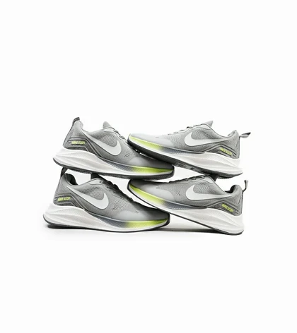 کفش اسپرت کتانی نایک زوم طوسی زرد nike air zoom کد 275462