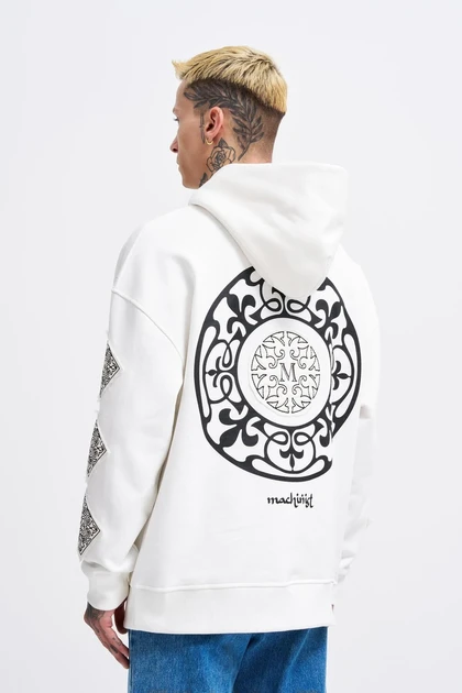 patchd patchd قومی ecru hoodie M3551