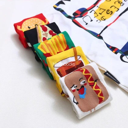 جوراب مچی طرح خوراکی ها