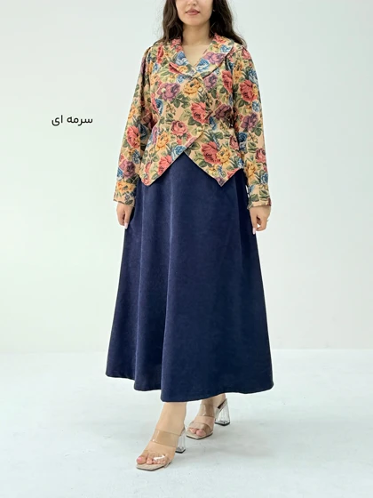 ست زنانه کوبلن |کت و دامن زنانه