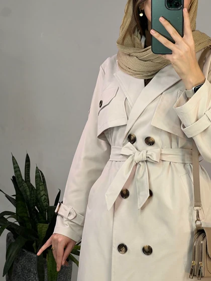 بارانی بلند غزال