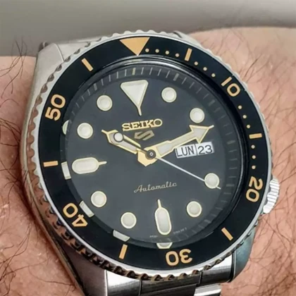 ساعت مچی مردانه سیکو فلزی نقره ای اتوماتیک srpd57k1