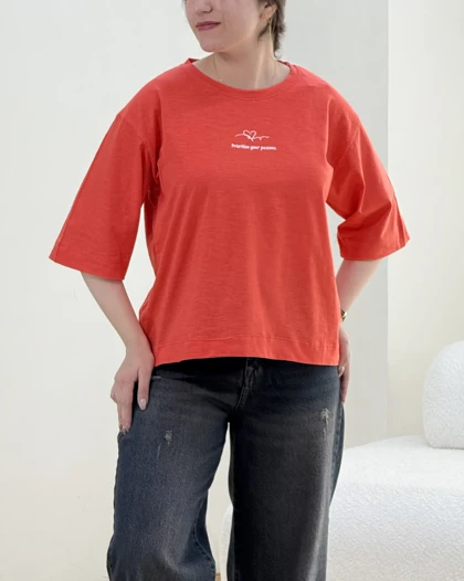 تیشرت چاپی قلبی