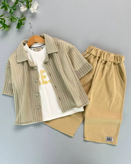 سه تیکه پیراهن مراکشی و تیشرت و شلوار