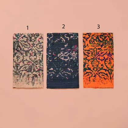 شال 4 خانه آبرنگی