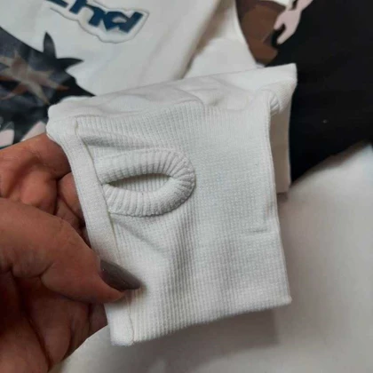 بلوز بچه گانه اسپرت تک فینگردار لش