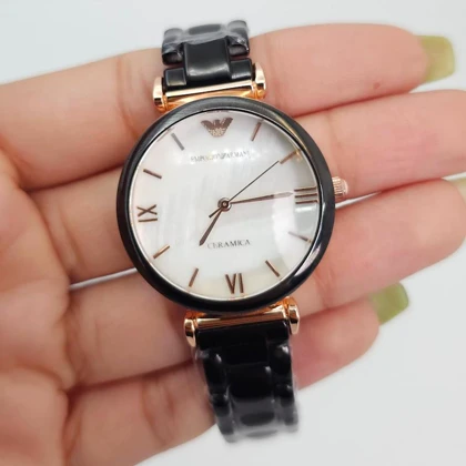 ساعت مچی زنانه امپریو آرمانی Emporio Armani AR-1840 با موتور کوارتز و بند سرامیکی