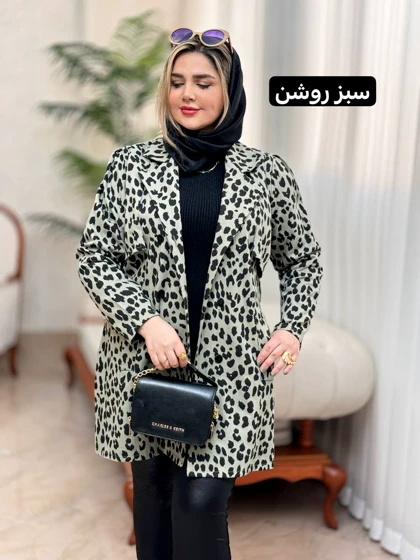 بارانی کتان کاملیا 2244
