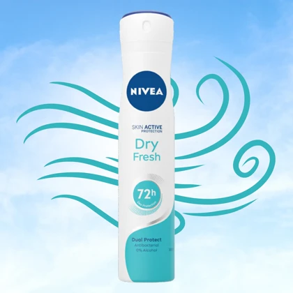 اسپری ضد تعریق زنانه نیوآ مدل Dry Fresh 72H حجم 150ml