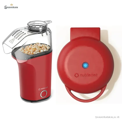 پاپ‌کورن‌ساز و وافل‌ساز نوتریکوک مدل WM100RPM150R
