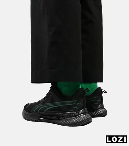 کفش کتانی ورزشی مشکی سبز مردانه PUMA