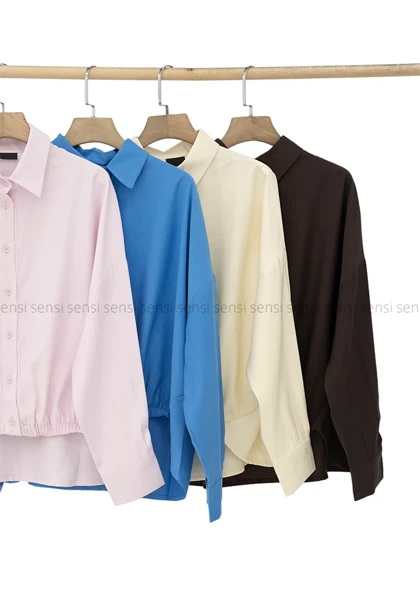 شومیز جلو کش سیلک کد1005596