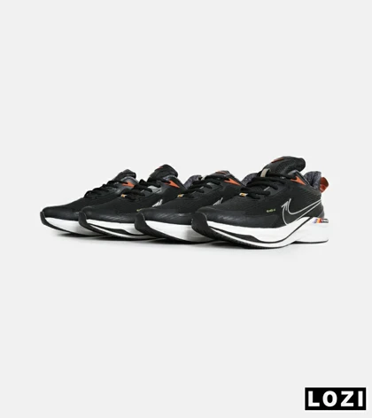 کفش کتانی مردانه و زنانه مشکی سفید نایک NIKE PEGASUS target مدل 7027