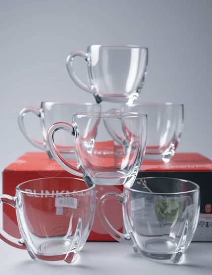 لیوان چای دسته دار 6 عددی