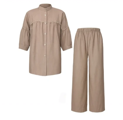 ست شومیز و شلوار زنانه عروسکی بابوس