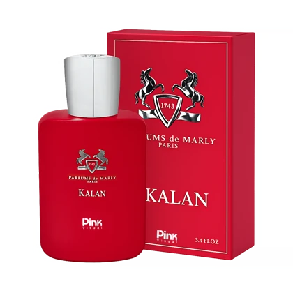 ادوپرفیوم مردانه پینک ویژوآل Pink مدل مارلی کالان (مارلی قرمز) Marly Kalan حجم 100 میلی لیتر طرح مارک