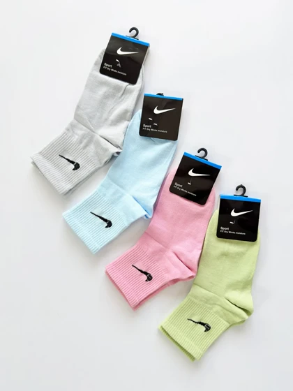 جوراب نیم ساق نخ پنبه نایکی Nike
