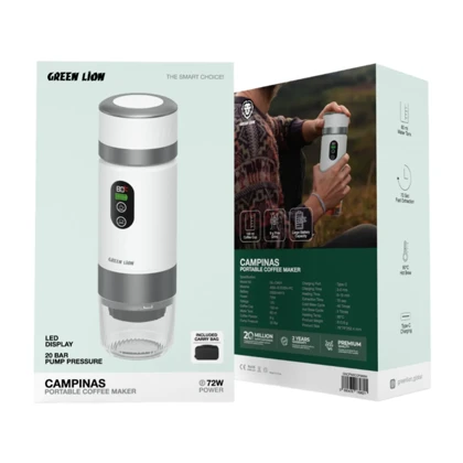 اسپرسو ساز شارژی قابل حمل 80 میلی‌لیتری گرین لاین Green Lion GL-CM04