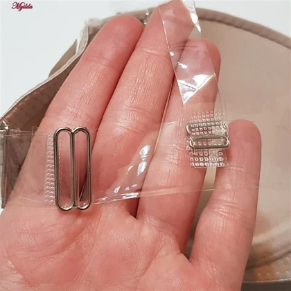 سوتین فنردار زنانه مدل بند نامرئی رنگ نسکافه ای هانا کد 5266-94388