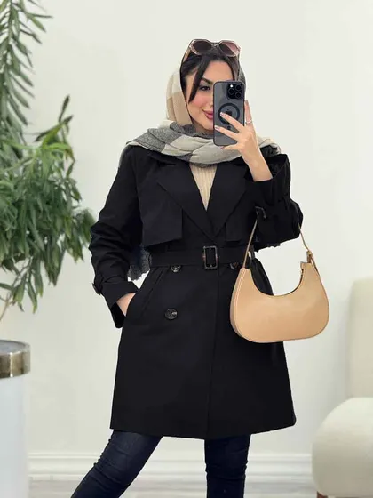 بارانی پشت ژیله پاگن دار