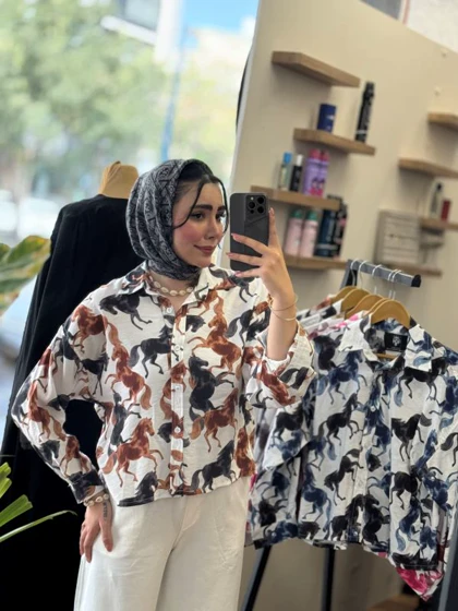 شومیز اسبی_1109