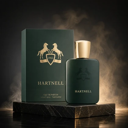 ادکلن هارتنل Hartnell Eau de Parfum؛ رایحه‌ای لوکس با طراحی سبز و طلایی
