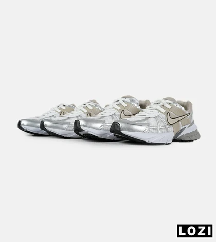 کفش کتانی مردانه و زنانه سفید کرم طوسی Nike cushlon