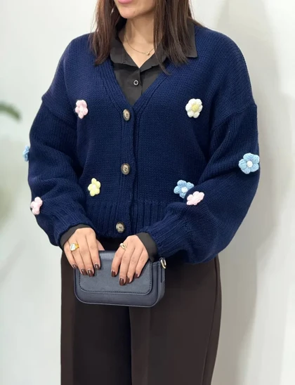 بافت جلو دکمه ترک نازگل