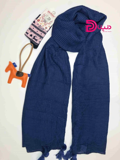 شال پلیسه وارداتی مربعی نخی