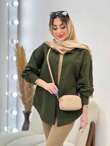 مانتو دو جیب ترنگ