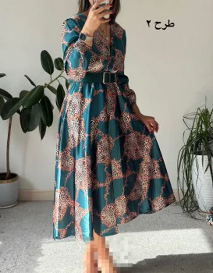 پیراهن مزونی ساتن 2