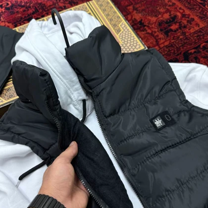 پافر ضد آب کلاه زیپی