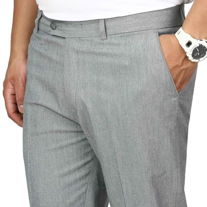 شلوار پارچه‌ای اسلیم فیت مردانه آریا مدل 3701692