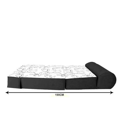 کاناپه تخت شو یک نفره نقاشی مینیمال مدل M1130