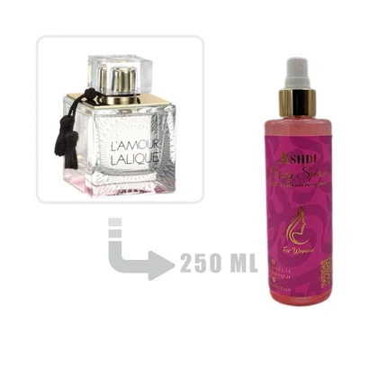 بادی اسپلش عطر ادکلن لالیک لامور زنانه 250 میل Lalique L’Amour for Woman 250ml