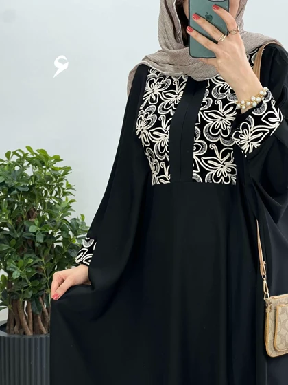 عبای بلند سوزندوزی اسرا 5