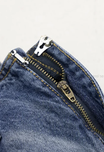 شلوارجین وایدبلت کمربند دارکد1004723