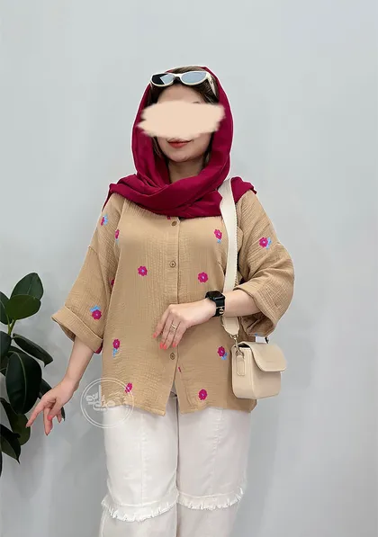 شومیز گلدوزی