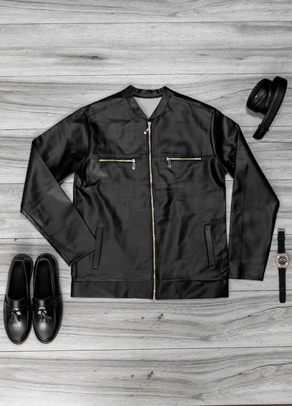 کاپشن چرم مردانه مدل SERGIO ویژه