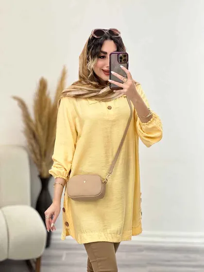 شومیز جلو بسته بغل سه دکمه