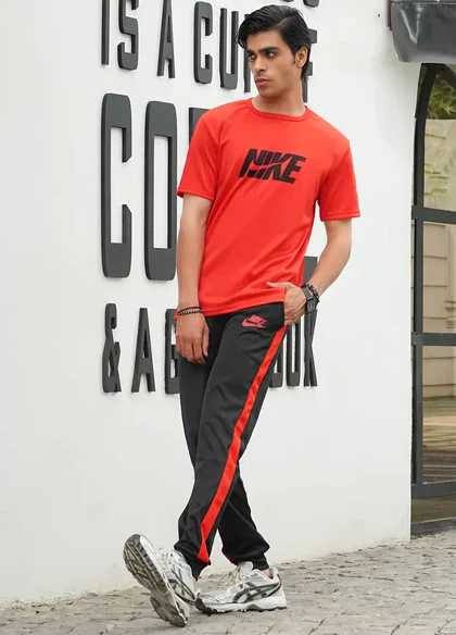 ست تیشرت شلوار Nike Air قرمز مردانه مدلRana